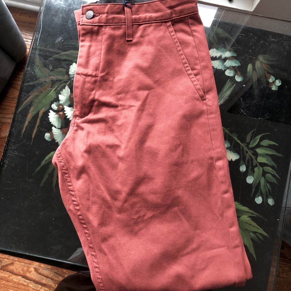 Taylor Stitch Size 35 Trousers, Rust